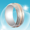 2011 Latest 10 Karat Tungsten Gold Wedding Rings