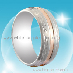 2011 Latest 10 Karat Tungsten Gold Wedding Rings