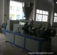 PVC profile extruding machine