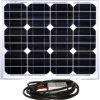 Instapark 30W Mono-crystalline Solar Panel with A 12V Solar Charge