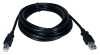 USB 2.0 Certified 480Mbps Type A Male to B Male Black Cable