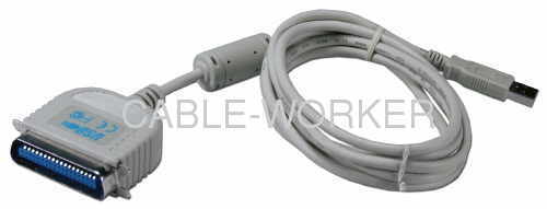 USB to IEEE1284 Parallel Printer Bi-directional Adaptor Cable