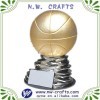 3D Shiny Gold Basetball Sports Trophy