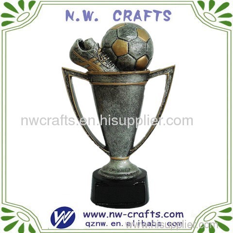 Big loving soccer cup trophy