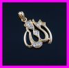 18K gold plated muslem pendant 1620184