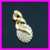 golden plated zircon pendant 1620313