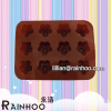 Silicon Flower Ice tray, Ice lattic, chocolate mould, ice mould, cookie mold