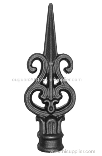 Classical wrought iron spear point