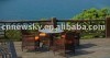 outdoor rattan furniture dining set