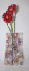 PVC flower vases/Plastic flower vase/Foldable PVC flower vase