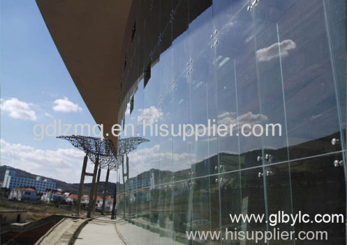 Stiffen fin glass&Point Glazing Full Curtain Wall