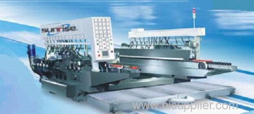 Glass straight line double edging machine