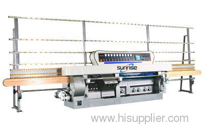 Glass straight line angle changing machine