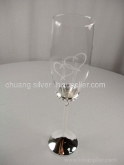 zinc alloy base with glass