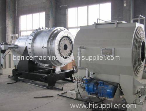 HDPE large diameter gas supply pipe extruding machine