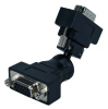 VGA/QXGA HDTV/HD15 Male to Female PortSaver Swivel Adaptor