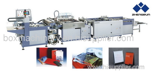 Book hardcover making machine