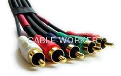 5 RCA Video and Audio Component Cables