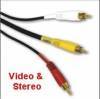 3 RCA Video and Stereo Composite Cables