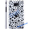 Dog Footprints Skin Plastic Hard Case Cover for Samsung Galaxy S2 i9100 Wholesale