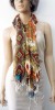 100% viscose mutti printed scarf