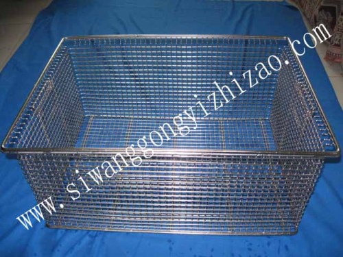 stainless steel cleaning basket