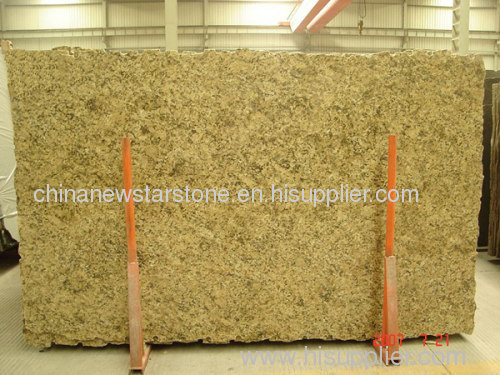 yellow granite slab