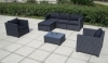 Rattan garden furniture sofa set