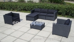 Rattan garden furniture sofa set