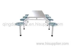 round steel dining table