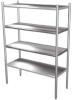 four floor plate goods shelf