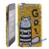 Fashionable Rhinestone Diamond Hard Case for iPod Touch 4