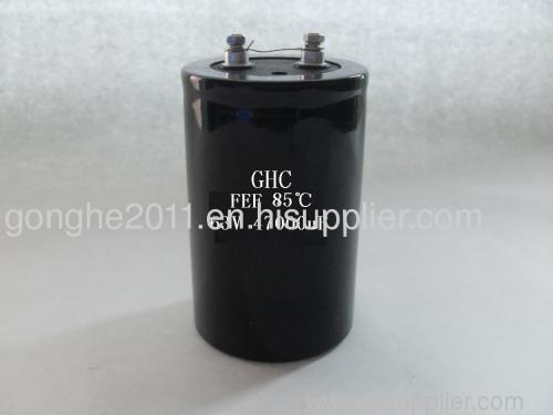 Screw electrolytic capacitor super capacity type