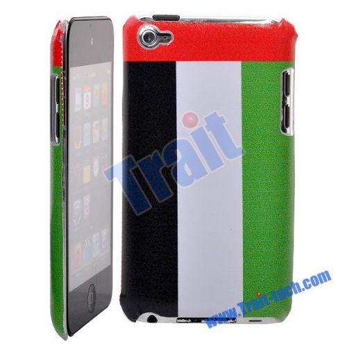 United Arab National Flag Pattern Leather Coat Hard Case for Apple iPod Touch 4