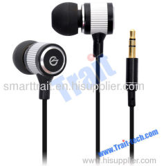Wholesale - Black 3.5mm Stereo Jack In-Ear Earphone Headphone with 1.2M Cable for MP3/ MP4/ iPod/ iPhone(CK-800)