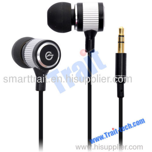 Wholesale - Black 3.5mm Stereo Jack In-Ear Earphone Headphone with 1.2M Cable for MP3/ MP4/ iPod/ iPhone(CK-800)