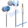 Wholesale - Blue 3.5mm Stereo Jack In-Ear Earphone Headphone with 1.2M Cable for MP3/ MP4/ iPod/ iPhone(CK-800)