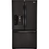 LG 31.0 cu. ft. French Door Refrigerator with Thru-the-Door Ice and Water - Smooth Black LFX31925SB