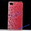 Red Water Drops Hard Case for Apple iPhone 4