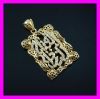 18K gold plated muslim pendant 1620358