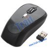 Mini 2.4GHz Wireless Optical Mouse for Home and Office Use(Black)