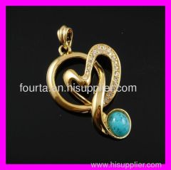 fashion 18K gold plated pendant 1620688