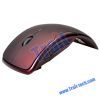 Mini 2.4 GHz Wireless Optical Rex Mouse-Brown