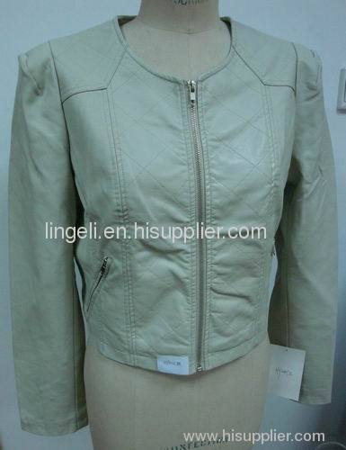 Women PU Leather Jacket HY0012