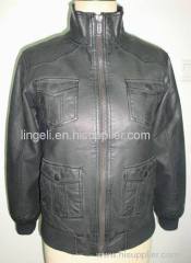 Boy PU Leather Jacket HS2249
