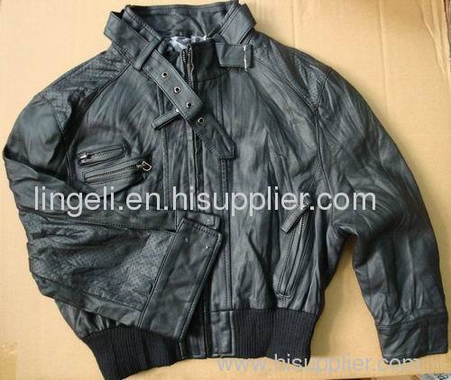 Women PU Leather Jacket HS2245