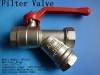 Brass y ball valve