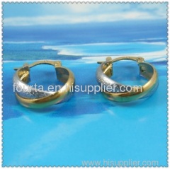18K 2 color Vacuum Plated Earring IPG 2210045