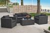 Garden furniture textile sofa