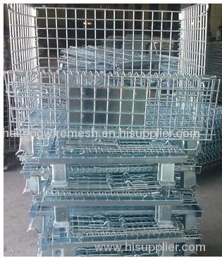 Foldable Wire Mesh Container